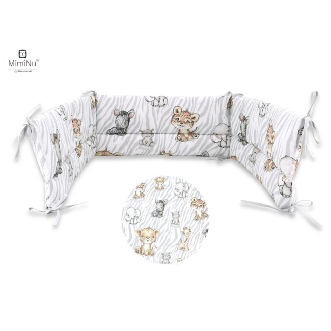 MimiNu - Aparatoare patut 120X60 cm, Safari Natural BYN6426972006538
