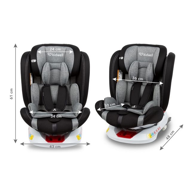 Scaun auto kidwell orbit 0-36 kg black 01 edeedifosaorb01a0