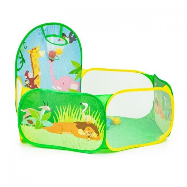 Cort de joaca jungla cu 50 de bile multicolore ecotoys 8114 edeedi8114