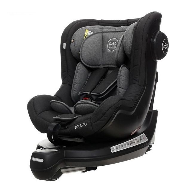 Scaun auto coto baby solario melange black 360 grade isofix 0-18 kg  edee5902188711929