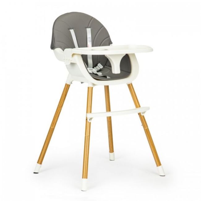 Scaun de masa 2 in 1 ecotoys ha-004 - gri edeediha-004gray
