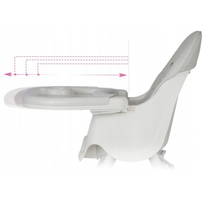 Scaun de masa 3 in 1 ricokids milo - gri edeedi700000