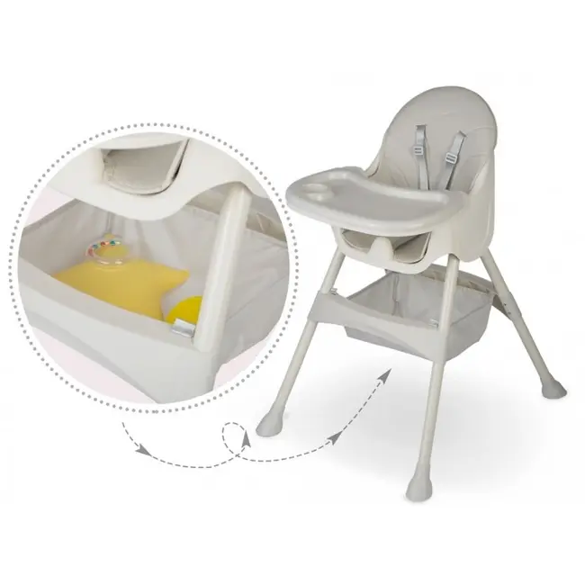 Scaun de masa 3 in 1 ricokids milo - gri edeedi700000