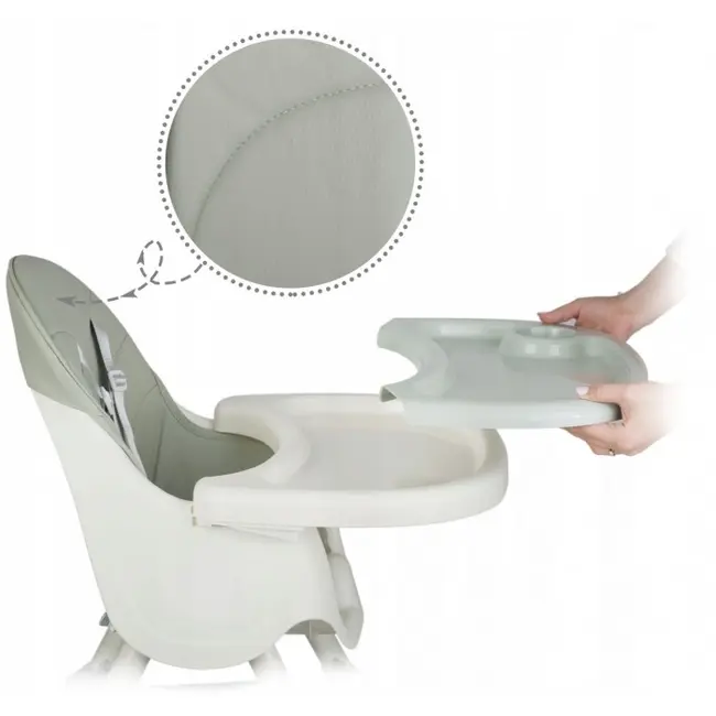 Scaun de masa 3 in 1 ricokids milo - verde edeedi700001