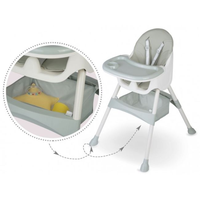 Scaun de masa 3 in 1 ricokids milo - verde edeedi700001