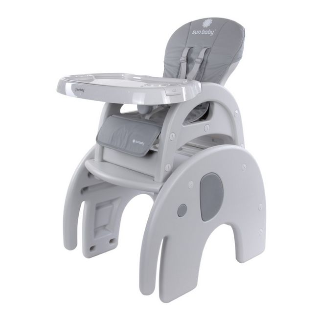 Scaun de masa sun baby 010 elefant jumbo - grey edeedib03.010.1.1