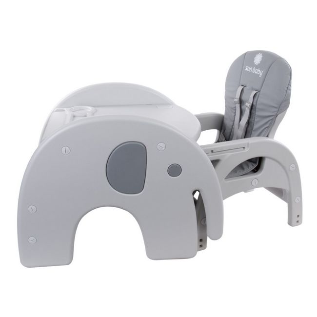 Scaun de masa sun baby 010 elefant jumbo - grey edeedib03.010.1.1