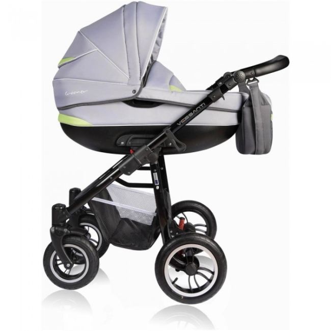 Carucior vessanti crooner 3 in 1 - green/gray edeedi3in1bb-223green
