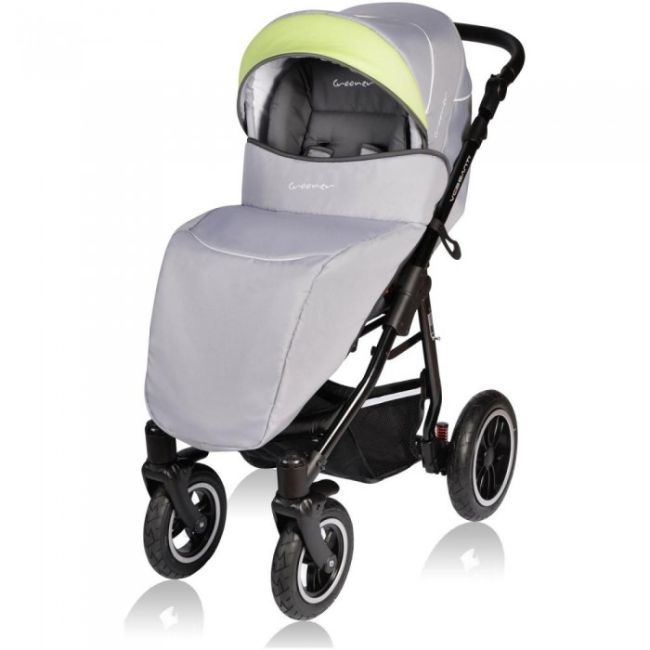 Carucior vessanti crooner 3 in 1 - green/gray edeedi3in1bb-223green