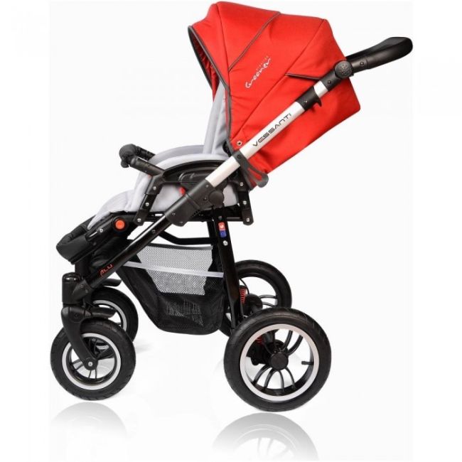 Carucior vessanti crooner prestige 2 in 1 - red edeedibb-linenred