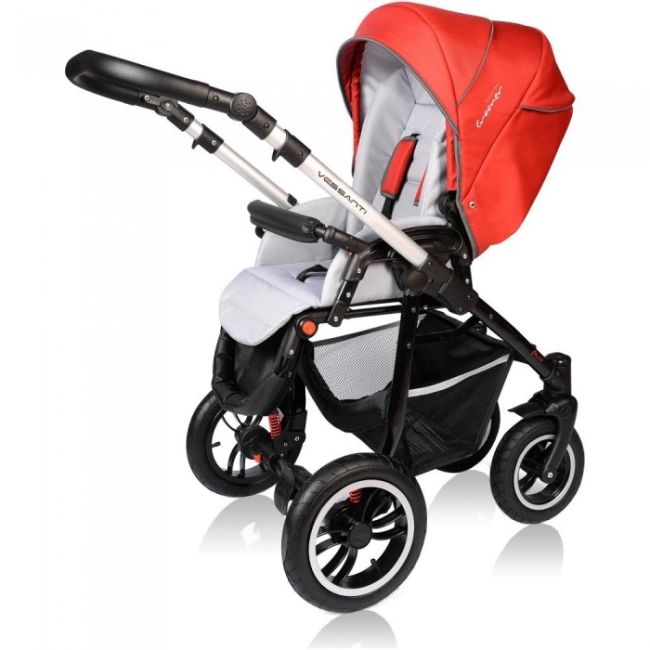 Carucior vessanti crooner prestige 2 in 1 - red edeedibb-linenred