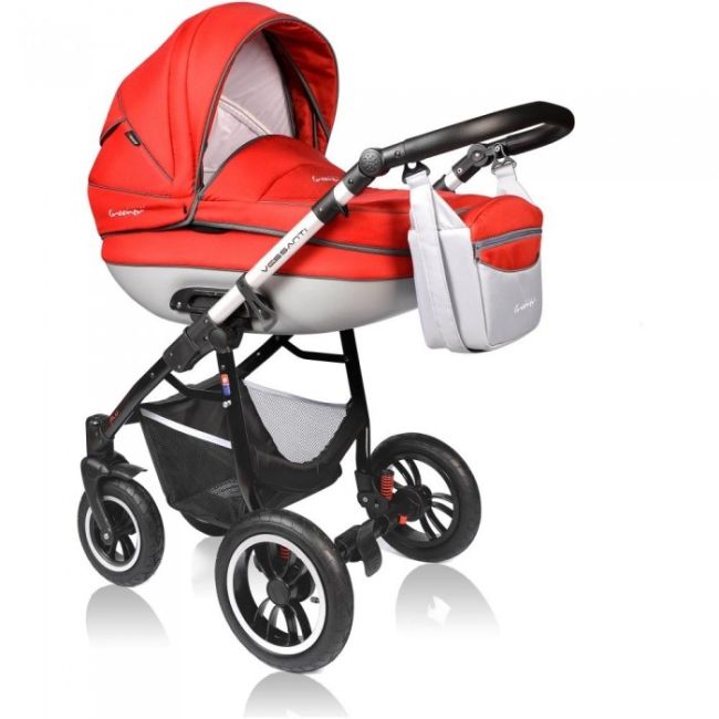Carucior vessanti crooner prestige 2 in 1 - red edeedibb-linenred