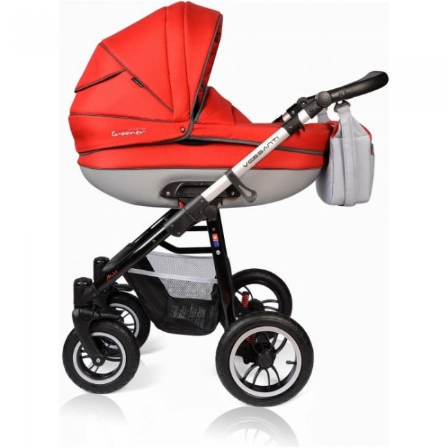 Carucior vessanti crooner prestige 2 in 1 - red edeedibb-linenred