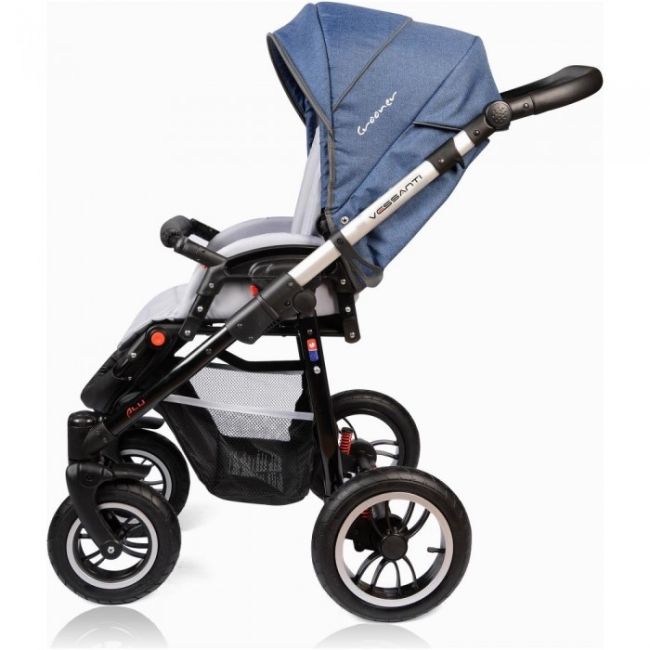 Carucior vessanti crooner prestige 3 in 1 - blue edeedi3in1bb-linennavyblue