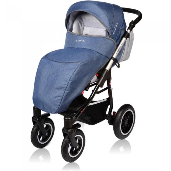 Carucior vessanti crooner prestige 3 in 1 - blue edeedi3in1bb-linennavyblue