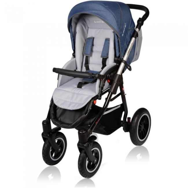 Carucior vessanti crooner prestige 3 in 1 - blue edeedi3in1bb-linennavyblue