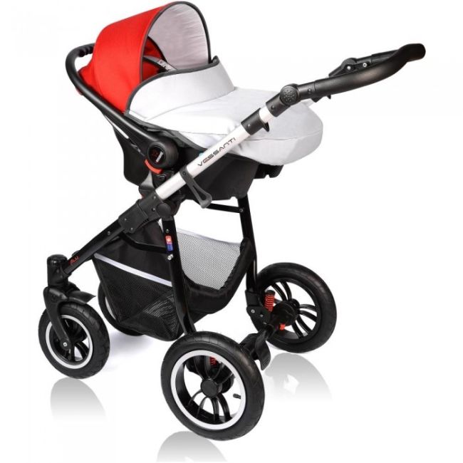 Carucior vessanti crooner prestige 3 in 1 - red edeedi3in1bb-linenred