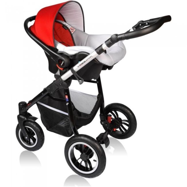 Carucior vessanti crooner prestige 3 in 1 - red edeedi3in1bb-linenred