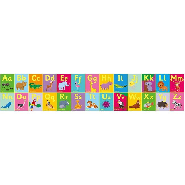 Puzzle podea: alfabetul animalutelor (30 piese)