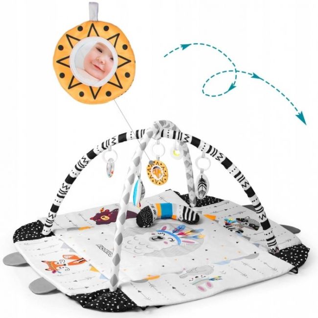 Salteluta de joaca 100 x 100 cm ricokids boho  edeedi7318