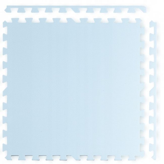 Salteluta de joaca 120 x 120 cm ricokids 7482 - alb - albastru edeedi7482