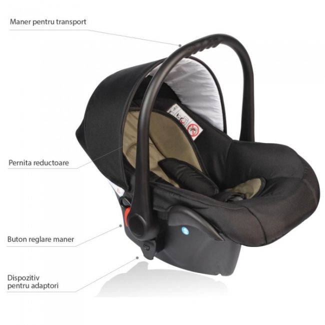 Scaun auto 0-10 kg vessanti crooner - petrol edeedifot-bb-213petrol