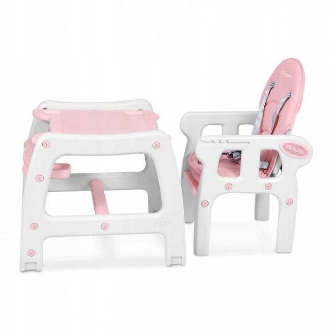 Scaun de masa 5 in 1 ricokids sinco - roz edeedi7091