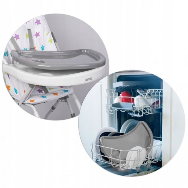 Scaun de masa ricokids eldo - gri - alb - stele edeedi7075