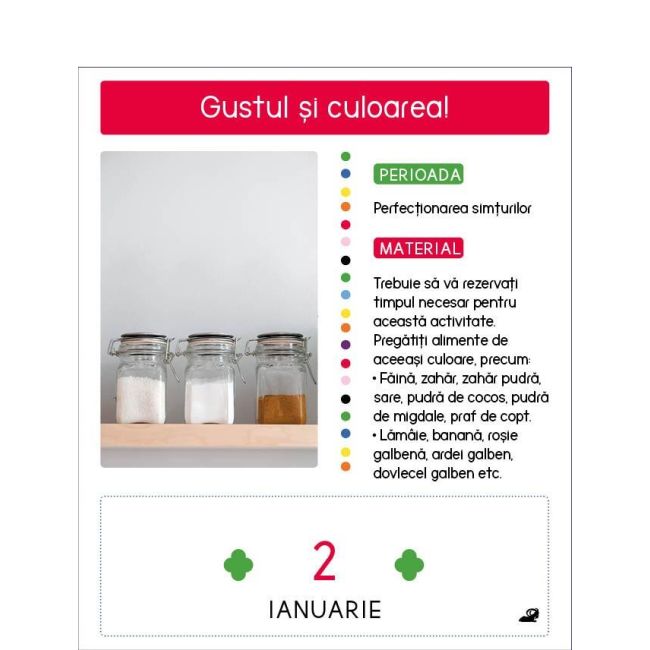 Almanah - un an de activitati montessori