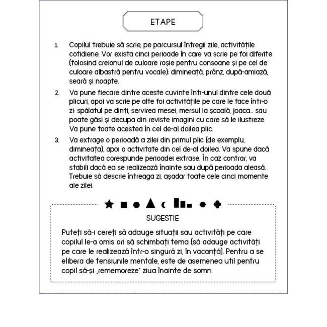Almanah - un an de activitati montessori