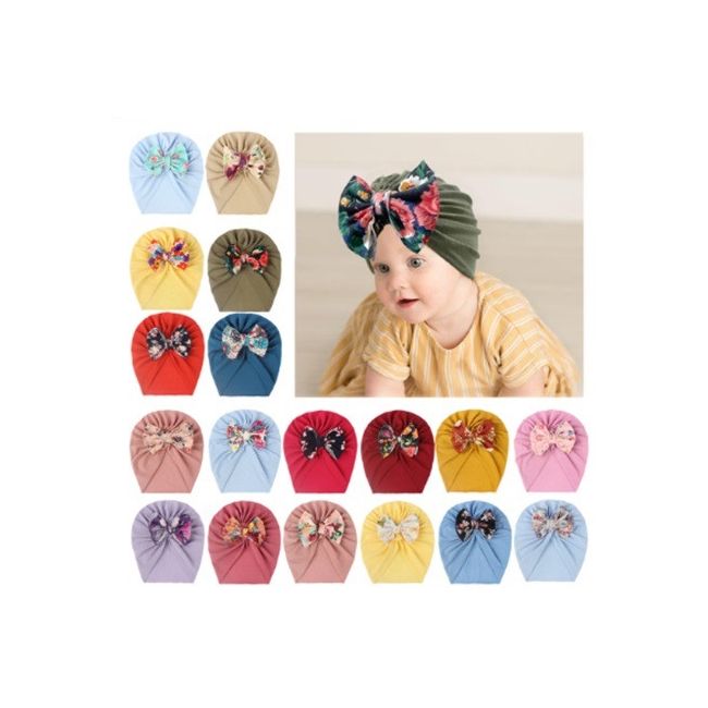 Caciulita tip turban cu fundita inflorata MDx-21029-CT11