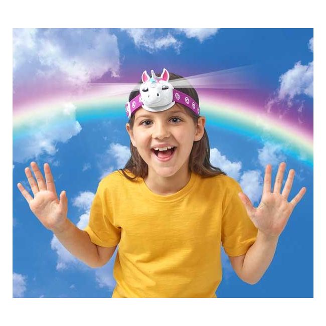 Lanterna de cap unicorn