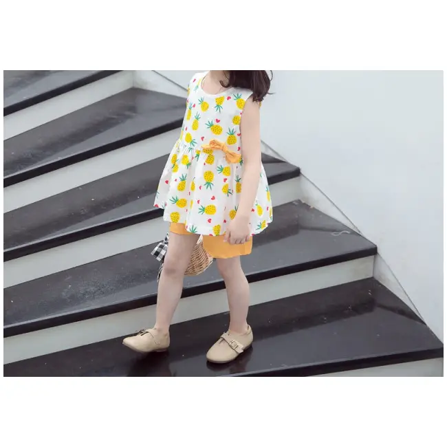 Costumas pentru fetite - Ananas MBW-139-6