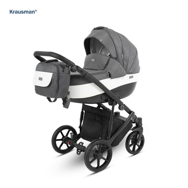 Krausman - Carucior 3 in 1 Owo Plus Dark Grey KRAUS-1925