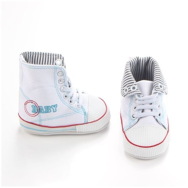 Tenisi bebelusi albi - Baby - MBD0738-p3.3-6 luni (Marimea 18 incaltaminte)