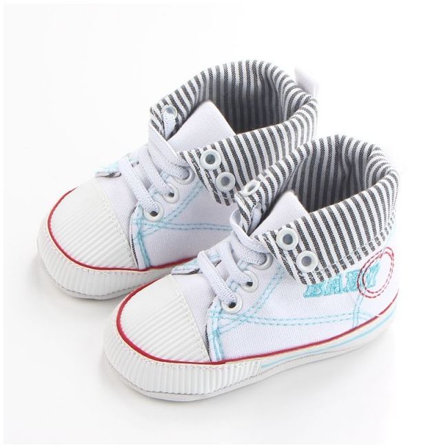 Tenisi bebelusi albi - Baby - MBD0738-p3.3-6 luni (Marimea 18 incaltaminte)