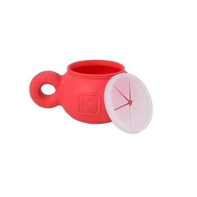 Bol din silicon cu capac marcus and marcus rosu lvtkmnmbb09ln