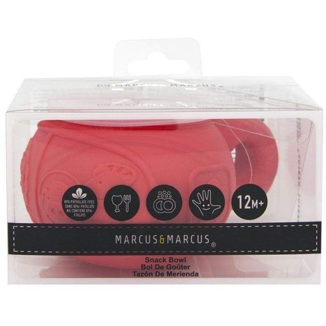 Bol din silicon cu capac marcus and marcus rosu lvtkmnmbb09ln