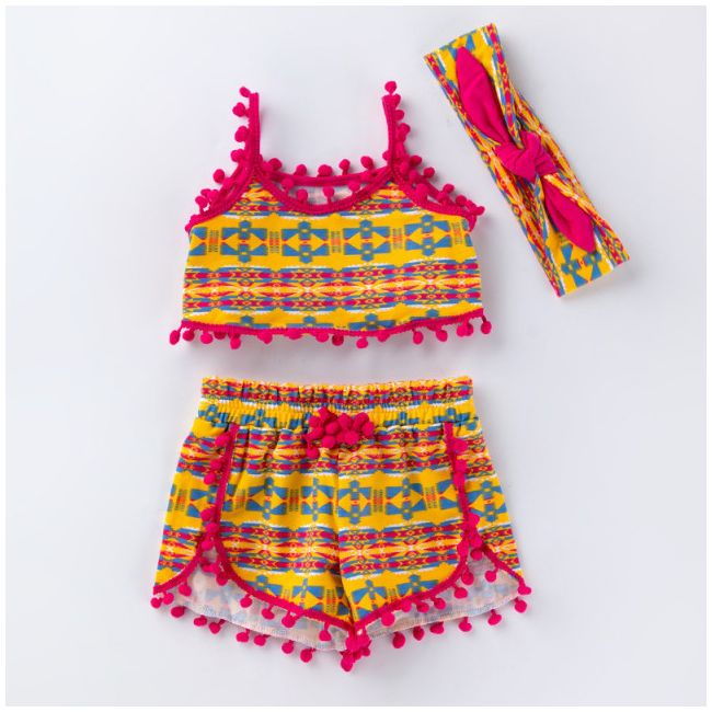 Costumas de vara pentru fetite - Summer LIZ908-4