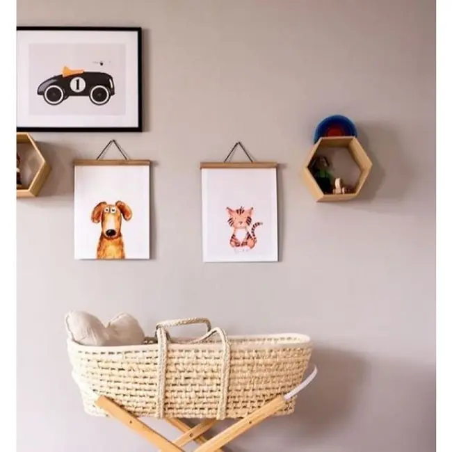 Cosulet bebe pentru dormit handmade din material ecologic ahoj baby natur include stand lvtk5907443677293-5907443677484