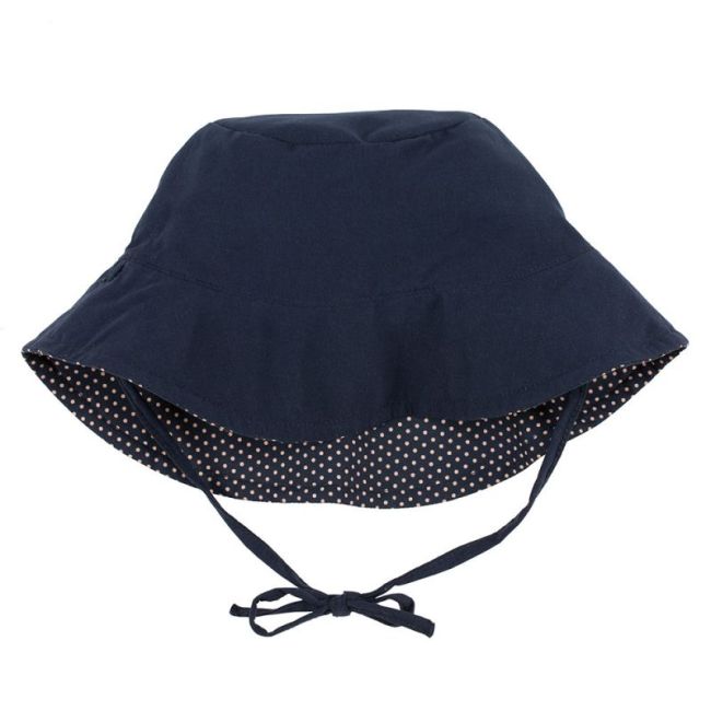 Lassig - Palarie soare copii cu doua fete 0-6 luni UPF50+ Polka LVTK143300541306