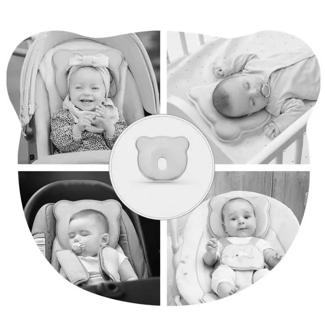 Perna bebelusi contra plagiocefaliei din spuma memory osito olmitos alb lvtkolm1320