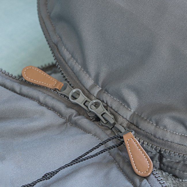 Springos - sac iarna carucior cu blanita detasabila mevis delux dark grey lvtksb002