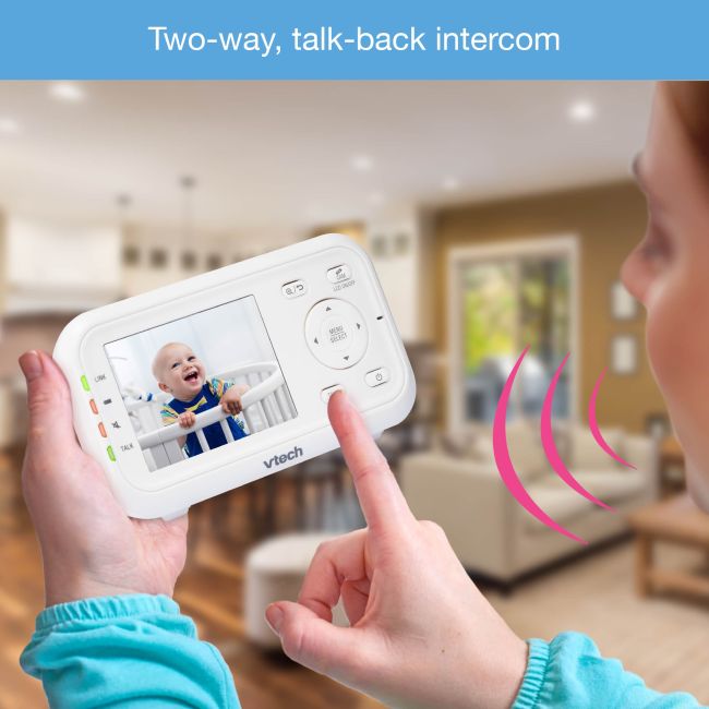 Vtech - Videointerfon digital bidirectional 2.8 inch VM3255 cu melodii si infrarosu LVTKVM3255