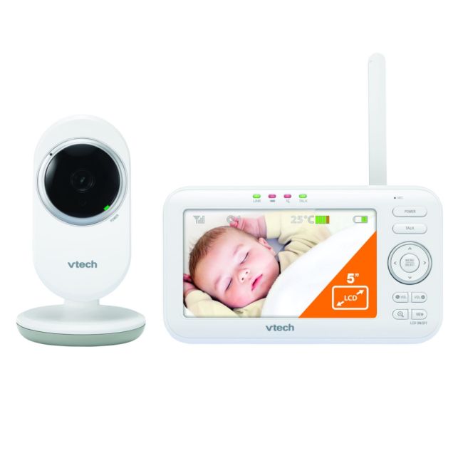 Vtech - videointerfon digital bidirectional 5 inch vm5252 cu melodii si infrarosu lvtkvm5252