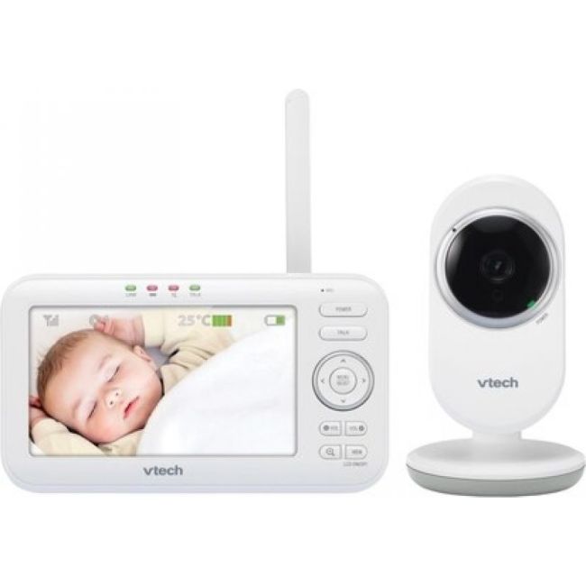 Vtech - videointerfon digital bidirectional 5 inch vm5252 cu melodii si infrarosu lvtkvm5252