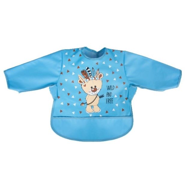 Baveta impermeabila cu maneci lungi Bear SeviBebe BBKSEV_53-66