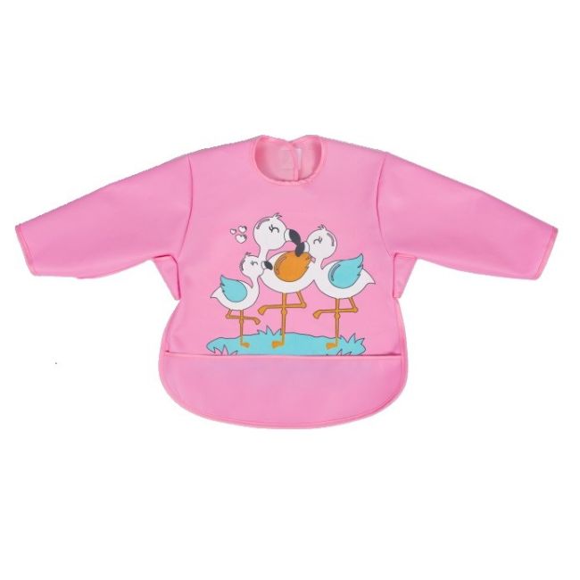 Baveta impermeabila cu maneci lungi Flamingo SeviBebe BBKSEV_53-106