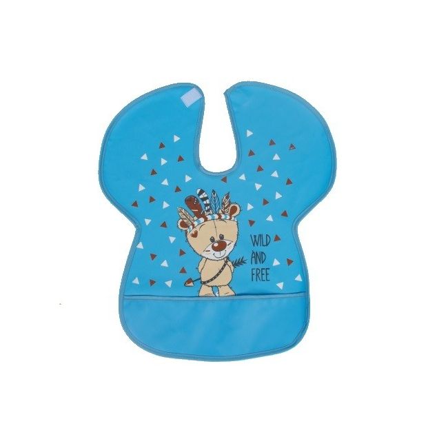 Baveta impermeabila cu protectii pentru umeri Bear SeviBebe BBKSEV_12-66