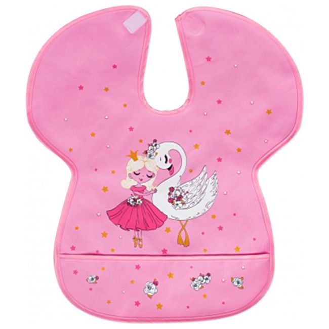 Baveta impermeabila cu protectii pentru umeri Swan SeviBebe BBKSEV_12-70